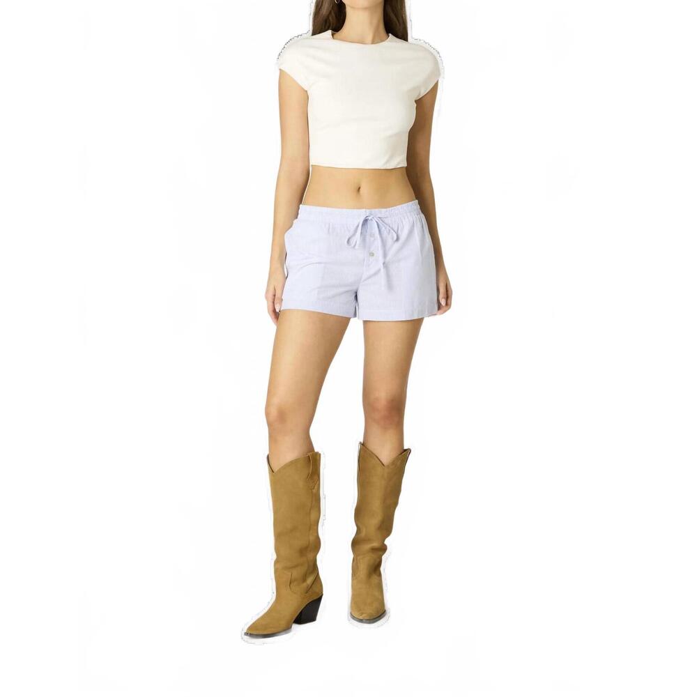 NEW COTTON CANDY LA violet sleep short in blue